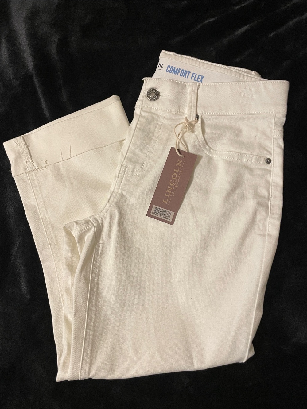 Lincoln Comfort Flex White Jeans